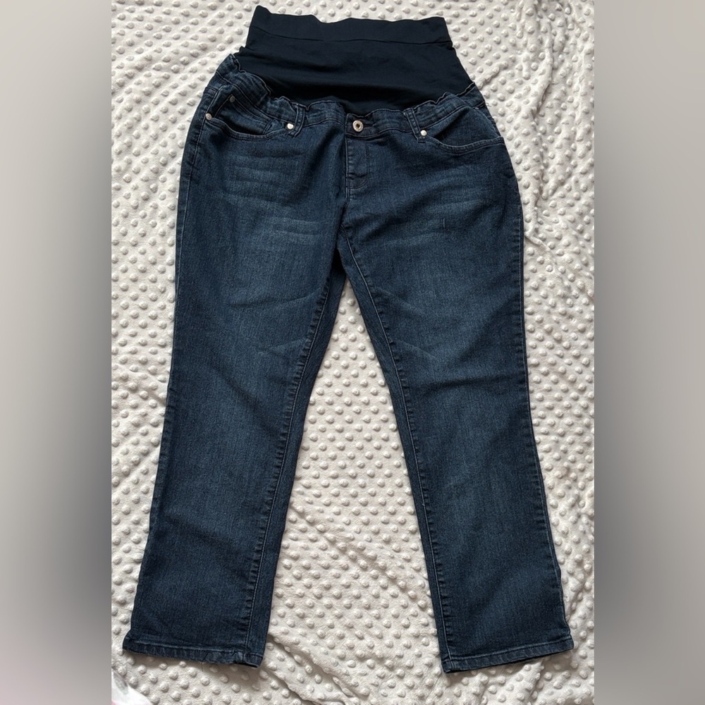 Lilac Clothing Dark Blue Straight Leg Jeans